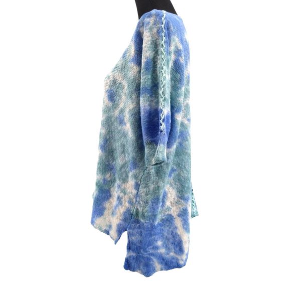 Sundance Tie Dyed Zenia Cotton Sweater - Large - Picture 4 of 12